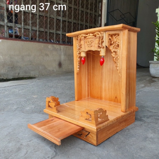 Bàn thờ thần tài ông địa ngang 37 cm