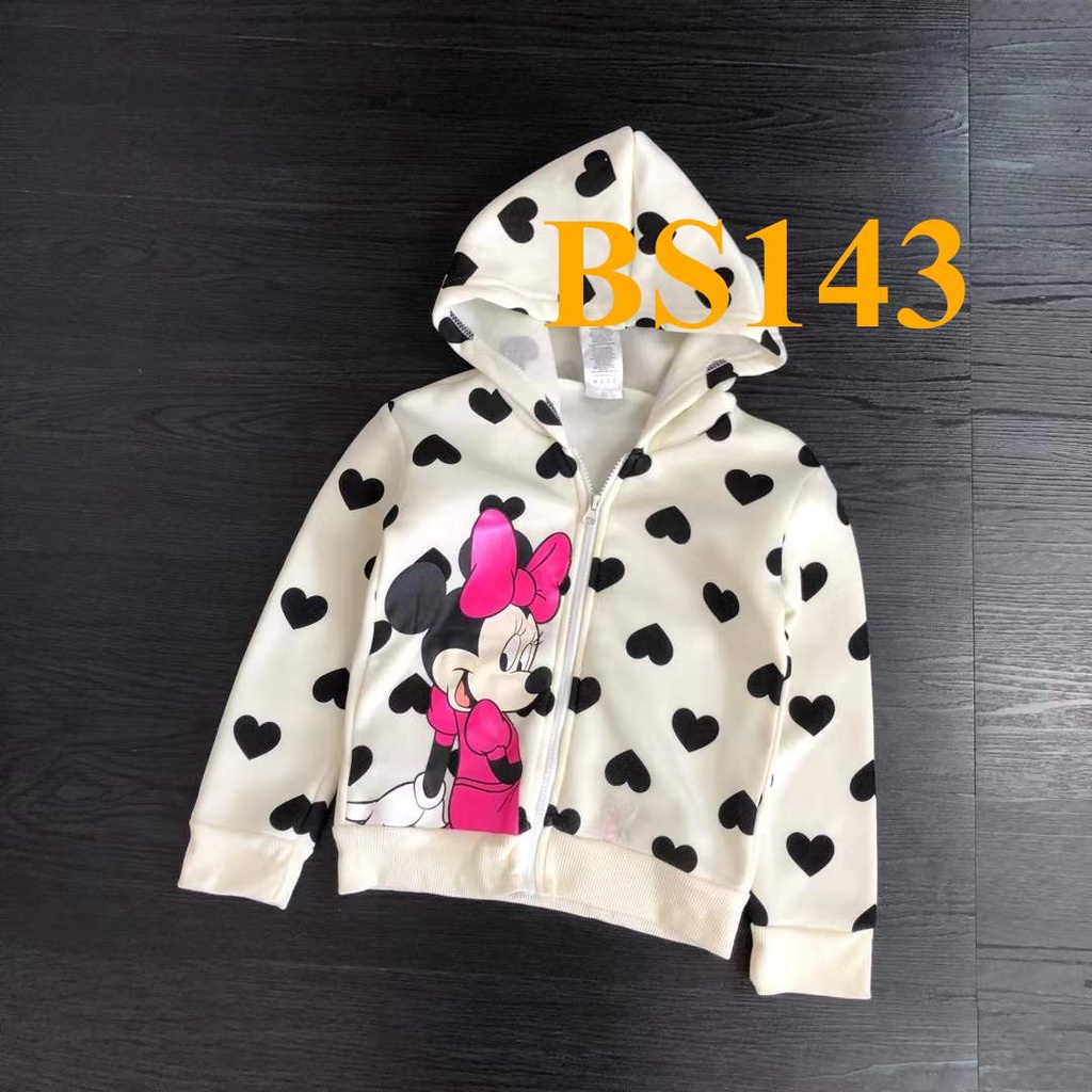 * Mã BS143: Áo khoác nỉ cho bé gái rất xinh