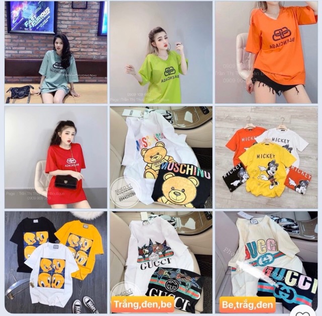 Áo thun cotton 4c in 5D thun mát lạnh, mịn.
