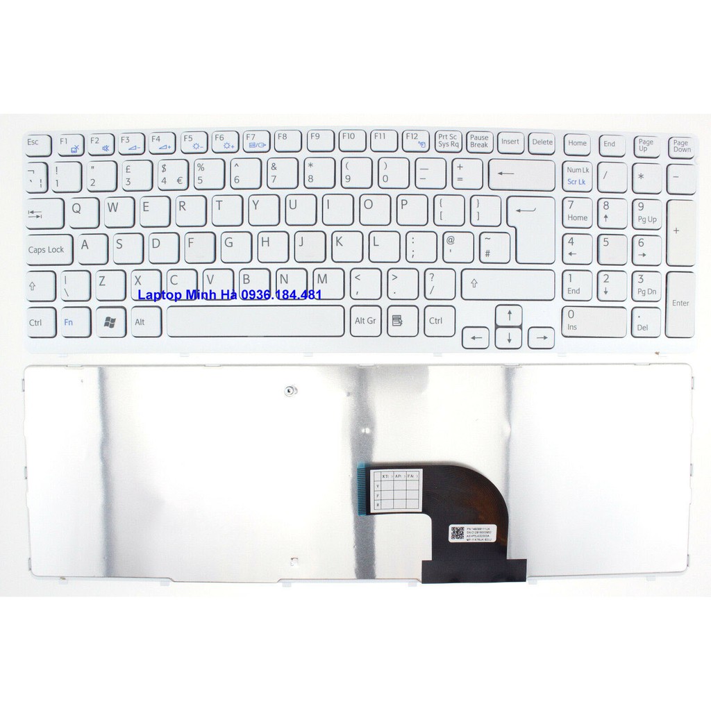 Bàn phím laptop Sony Vaio SVE15 SVE-15 SVE151 SVE1511 SVE15115 SVE15116 SVE15117 ve151g11m sve1512q1ew sve1512h6ew