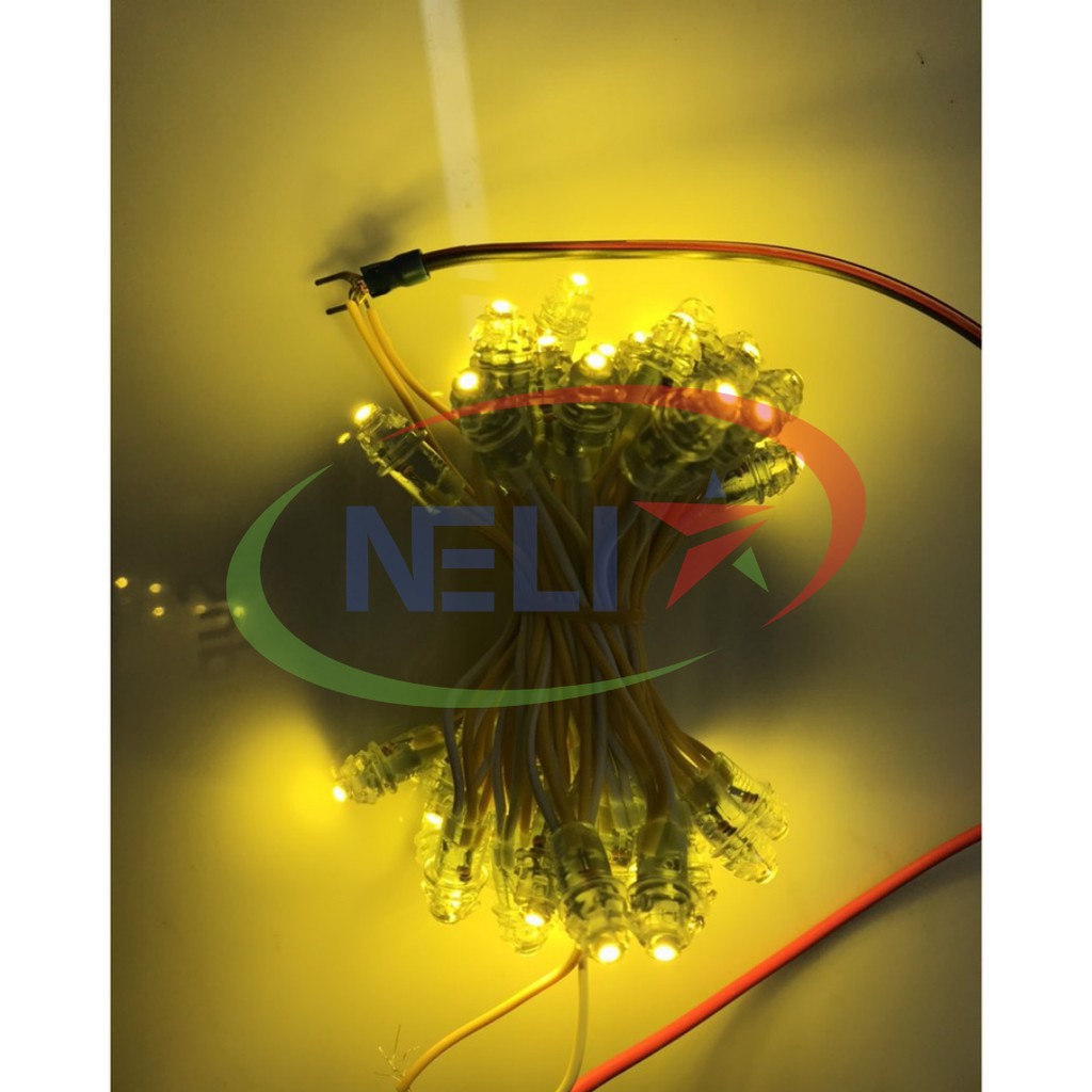 LED đúc F5 đế 9mm,chống nước điện áp 12V,trang trí nhà,cuốn cây. | BigBuy360 - bigbuy360.vn