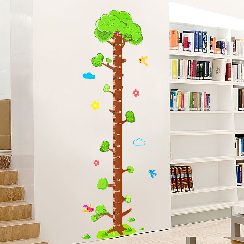 Miếng Dán Tường Đo Chiều Cao / Chiều Cao Cho Bé Hình Hoạt Hình Dễ Thương dán decor phòng