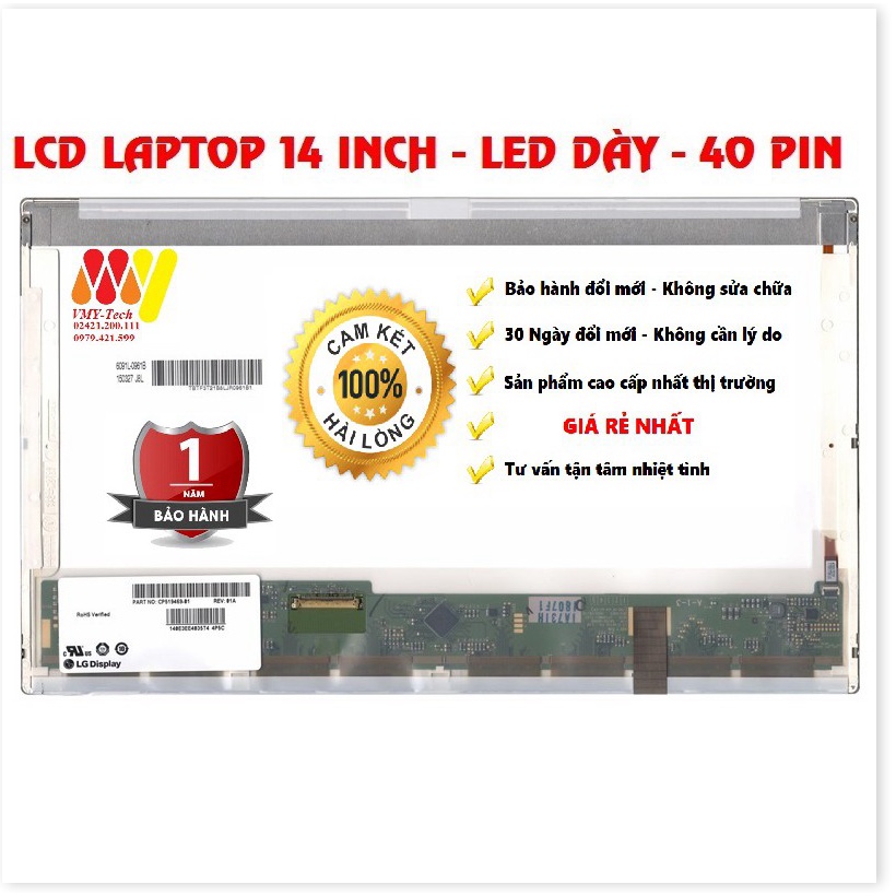 💛  Màn hình laptop HP compaq 420 421 425 430 450 Thay LCD LED