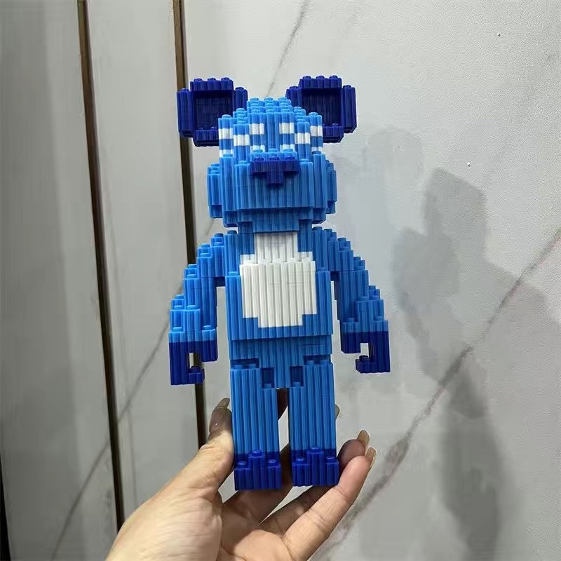 Gạch xếp hình gấu Bearbrick sz 20cm