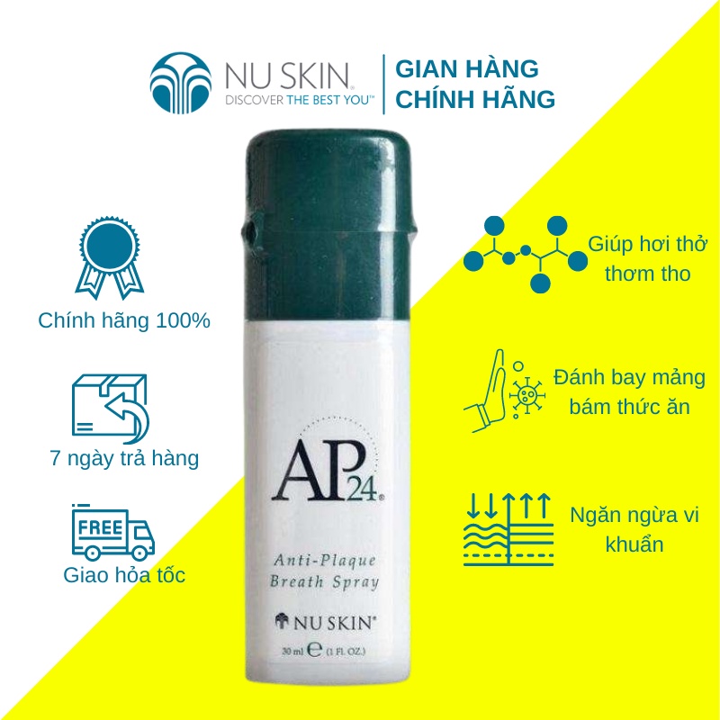 Xịt Thơm Miệng Nuskin AP24 Anti-Plaque Breath Spray