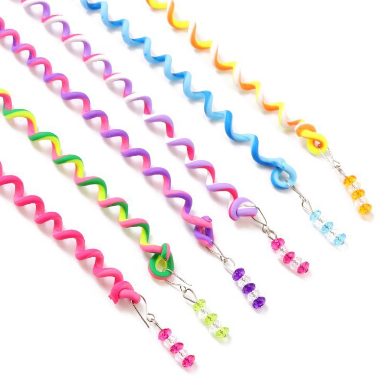 Set 6 Dây Cột Tóc Nhiều Màu Dễ Thương Cho Bé Gái