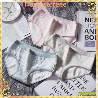 Quần Lót ❤️FREESHIP❤️ Quần Lót Cotton Phối Kẻ Siêu Mềm 031 Trang Storeee