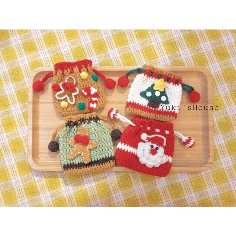 Túi len Noel đáng yêu