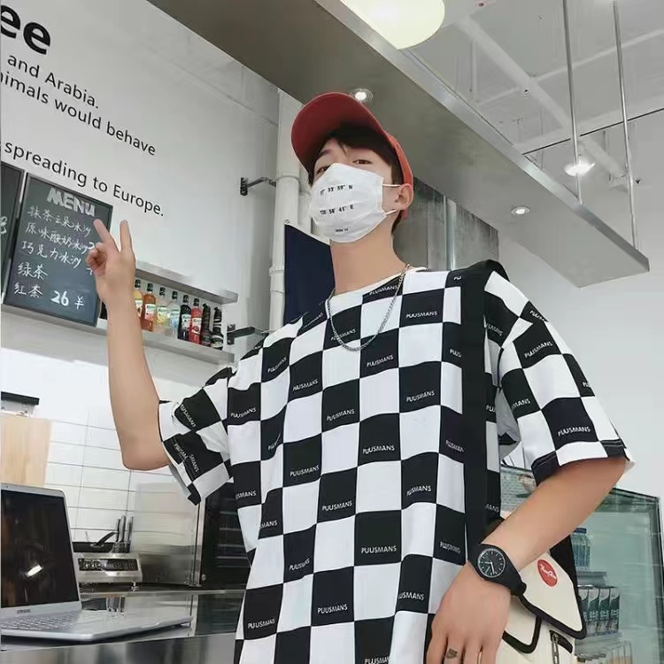 Áo Thun Nam Ngắn Tay In Hình Tờ Báo Sáng Tạo
