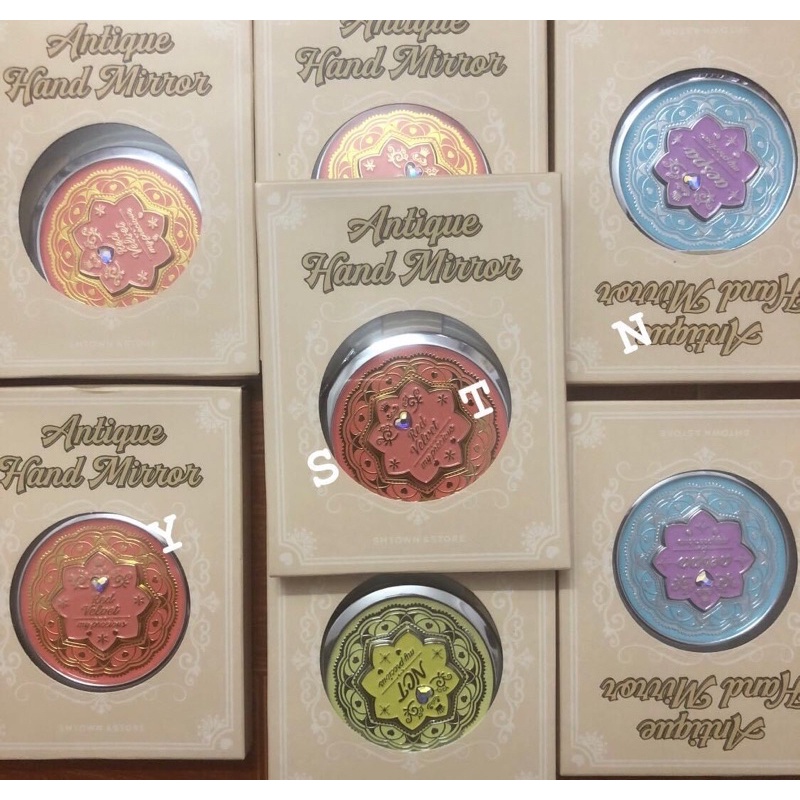 Gương Antique hand mirror