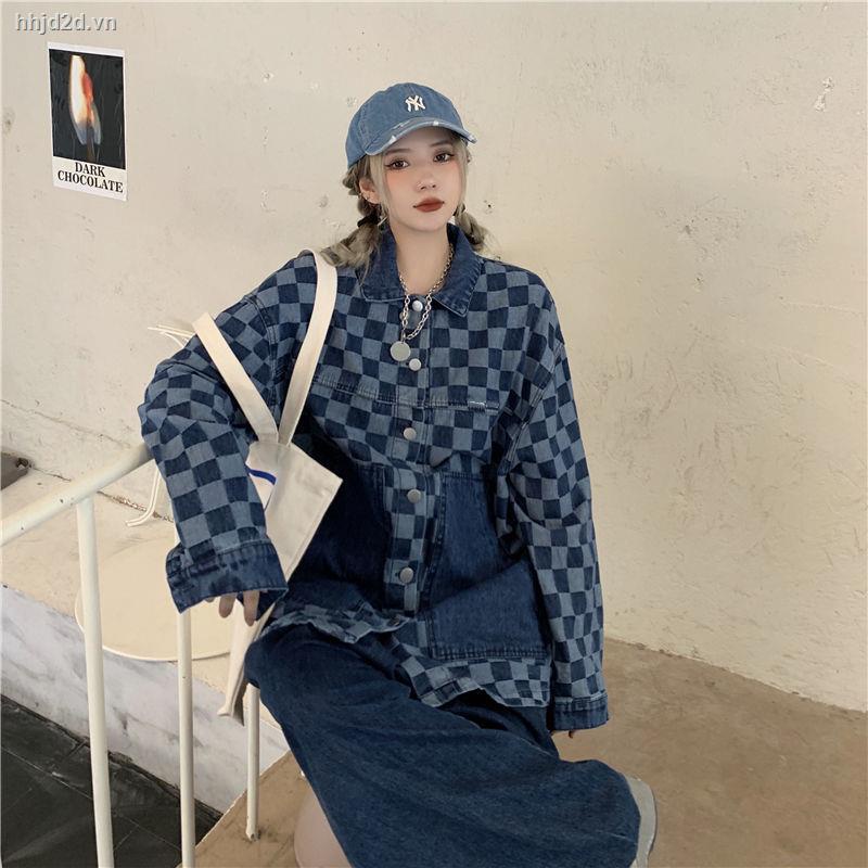 Áo khoác denim phối túi phong cách retro thời trang mùa thu 2021 cho nữ | BigBuy360 - bigbuy360.vn
