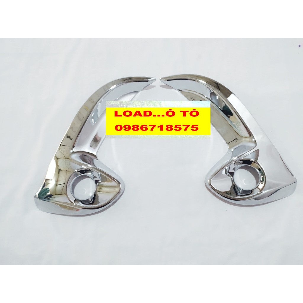 Bộ Ốp Viền Đèn Gầm Trước Toyota Vios 2023-2021 Mạ Crom Cao Cấp