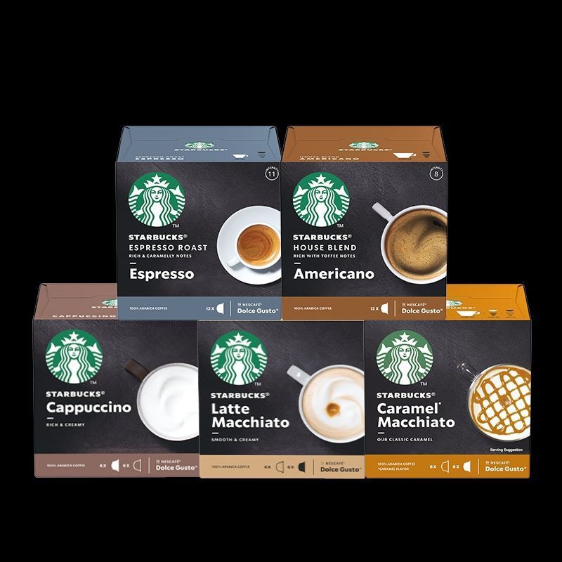 ✙☏Starbucks Cappuccino Capsule Coffee DOLCE GUSTO Capsules