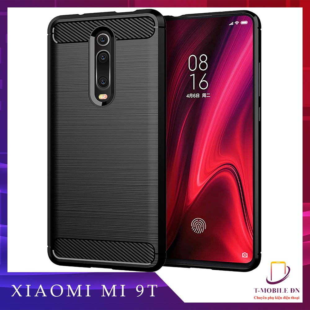 Ốp lưng Xiaomi K20 K20 Pro Mi 9T Pro Carbon phay xước chống sốc chống vân tay