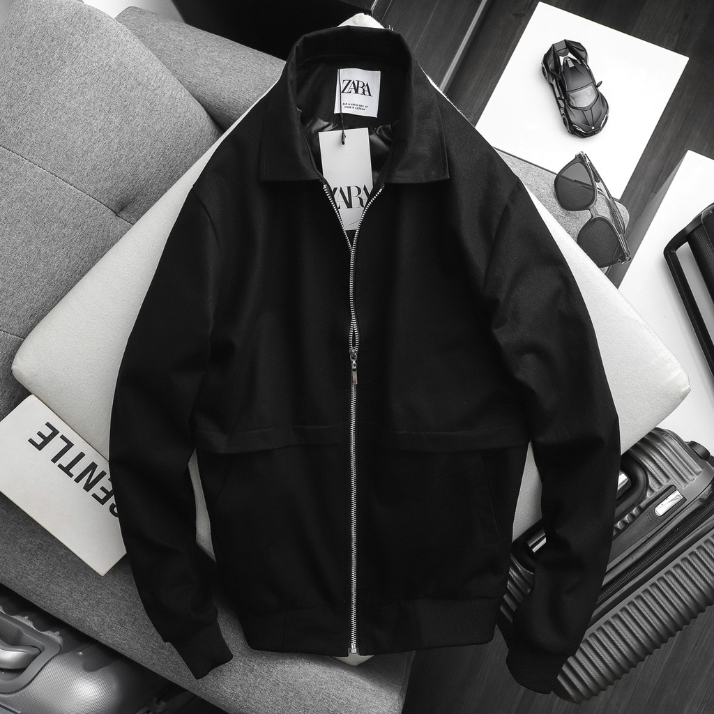 Áo khoác kaki nam Zara dáng vest (có sẵn màu đen và be) - sẵn các size kèm số đo phù hợp cho mùa thu đông