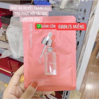Mặt nạ tinh chất keo ong đỏ của CNP Combo 5 nạ
