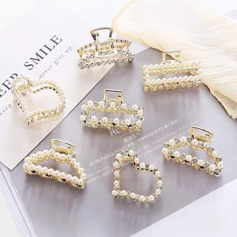 ✨Cặp tóc đính hat Hàn Quốc,cặp tóc sang chảnh