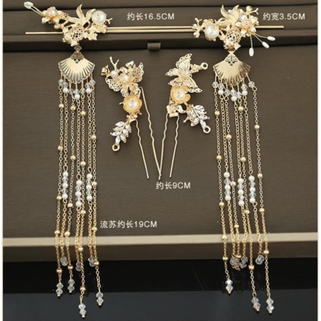 🌺[Order] Bộ trâm cài tóc cổ trang 9 món GB136801