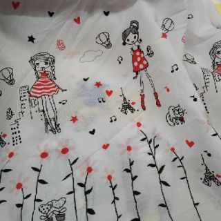 Vải thô boi 100% cotton.