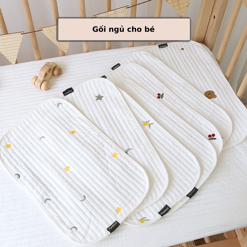 Gối chần bông tinh khiết Quilting cho bé sơ sinh ngủ ngon HolaKids Decor