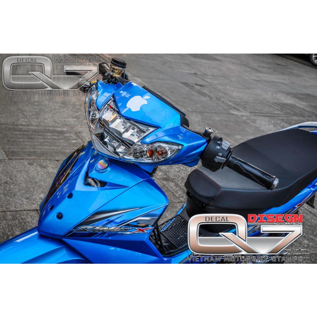 Tem Rời Sirius 110 Xanh Đen