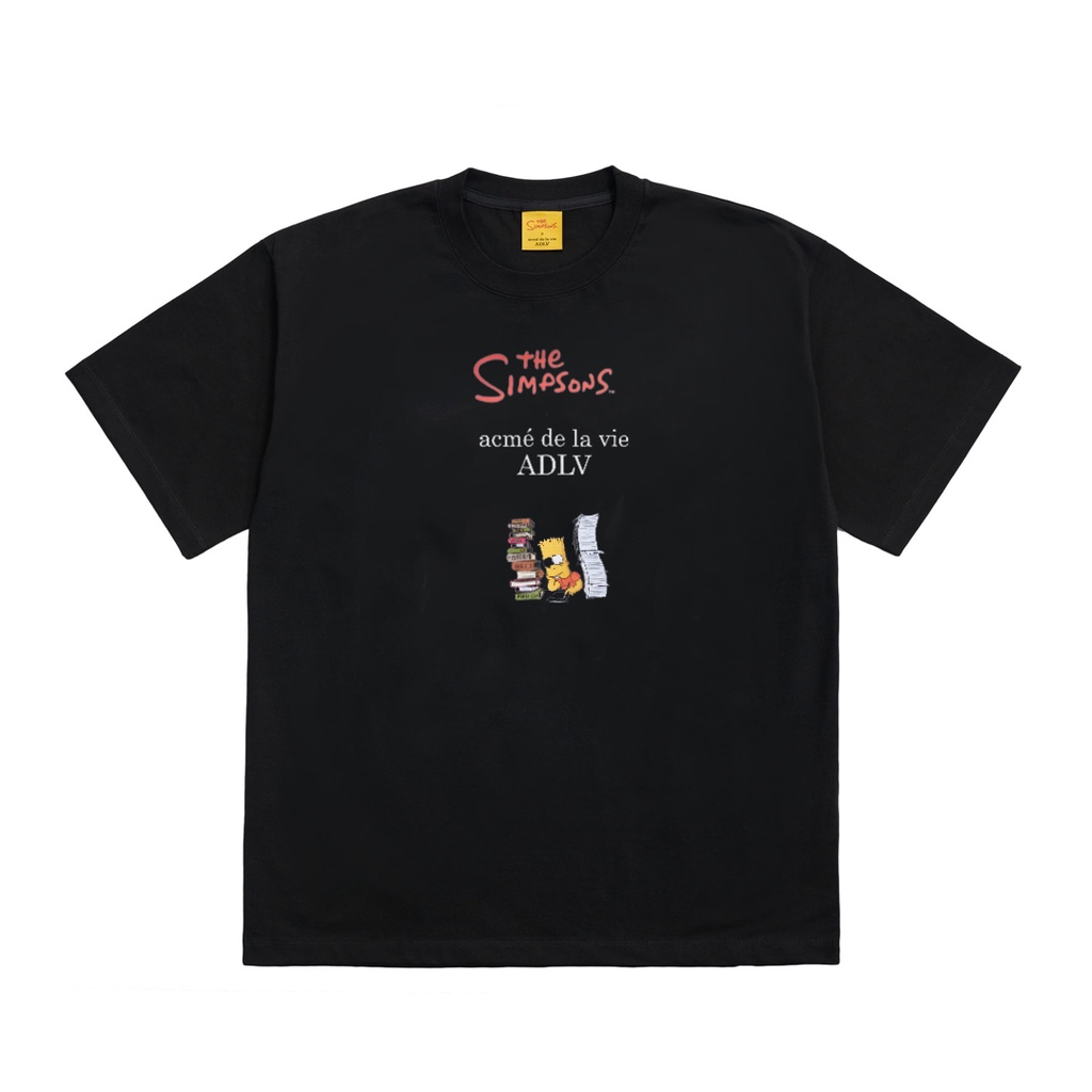 Áo thun ADLV cotton tay ngắn in họa tiết hoạt hình thời trang