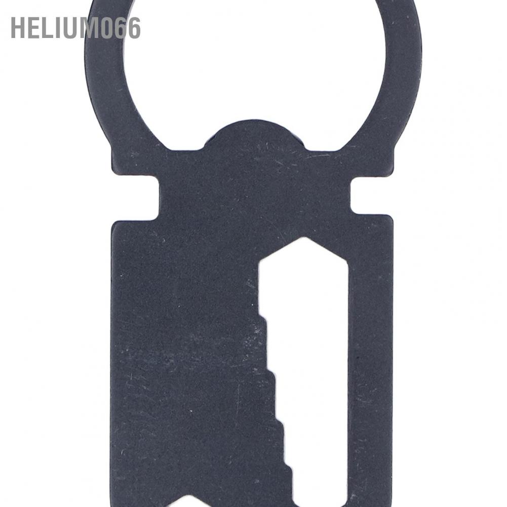 Helium066 Thẻ đa năng bằng thép không gỉ Dụng cụ mở tua vít Tua Dao cờ lê Thước cho ngoài trời