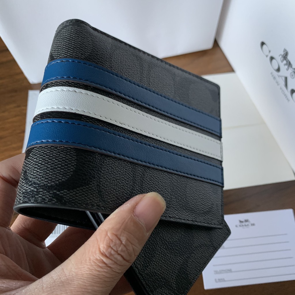 COACH Ví cầm tay đựng thẻ dành cho nam F26072/Ví nam /ví da nam