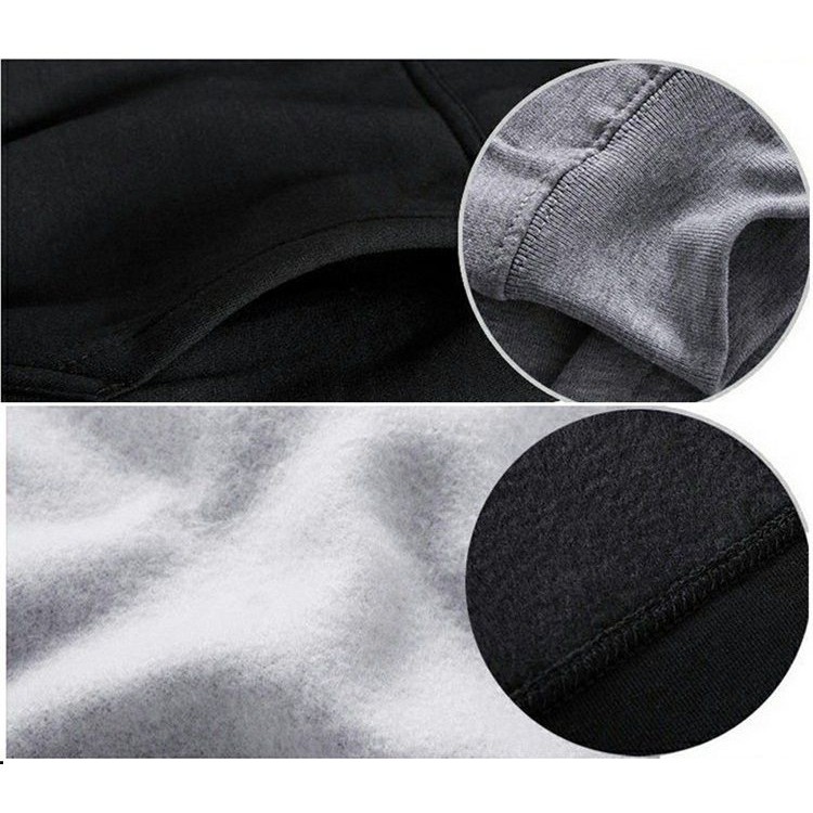 Áo Hoodie Cotton Màu Trơn 6 Màu Plus Size S 3xl Thời Trang Cho Cặp Đôi