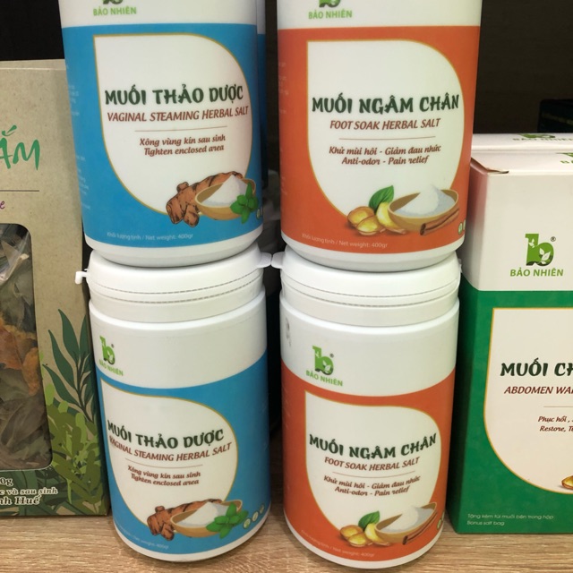 Muối ngâm chân thảo dược Bảo Nhiên 400g