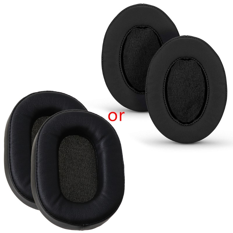 1Pair Foam Earpads Cushion Leather Earpad for ATH-MSR7 M50X M20 M40 M40X