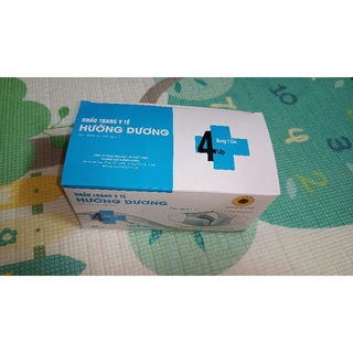 Khẩu trang y tế 4 lớp hướng dương