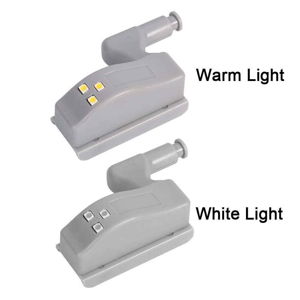 LONTIME Bộ 5 Đèn LED Gắn Bản Lề Cửa Tủ Tự Dính Chuyên Dụng