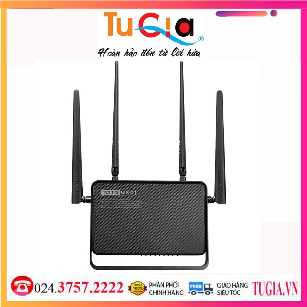 [Mã 154ELSALE2 giảm 7% đơn 300K] Bộ phát Wifi TOTOLINK Băng Tần Kép A950RG- Hàng chính hãng