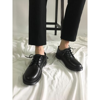 Ảnh Thật Giày Da Nam Không Nhăn Trẻ Trung