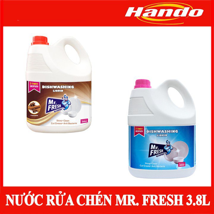 Nước rửa chén đậm đặc Mr.Fresh Hando 3,8L