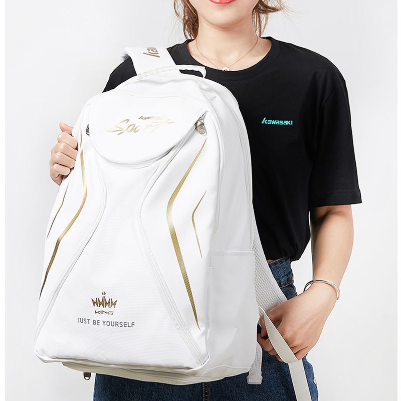 Kawasaki Set 3 Túi Đựng Vợt Cầu Lông Cỡ Lớn Đa Năng Cho Nam Nữ