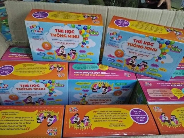 Bộ 460 thẻ học thông minh 16 chủ đề cho bé