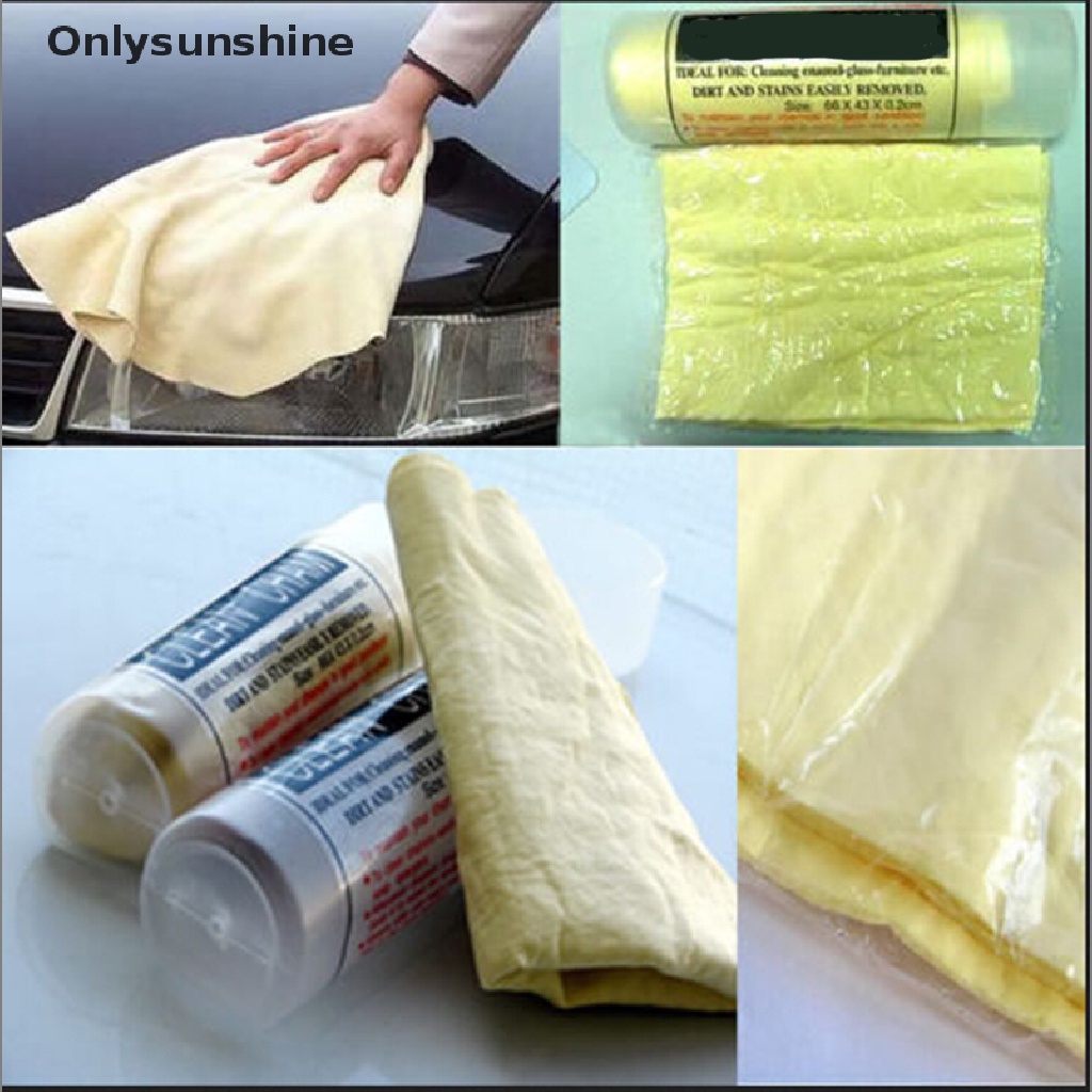 &lt; Onlysunshine &gt; Khăn Lau Xe Hơi Da Tích Cực Lớn / Bán Chạy Nhất