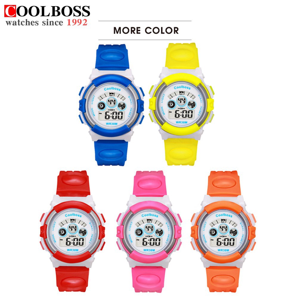Đồng Hồ Điện Tử Coolbos Dễ Thương Cho Bé