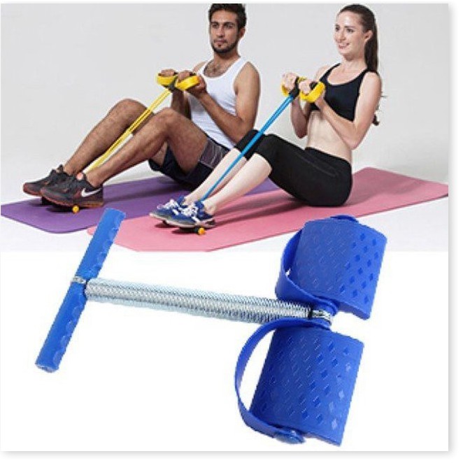 Dây kéo đàn hồi lò xo thép siêu bền Tummy trimmer dụng cụ thể dục tập gym cơ bụng tay eo lưng tại nhà tiện dụng
