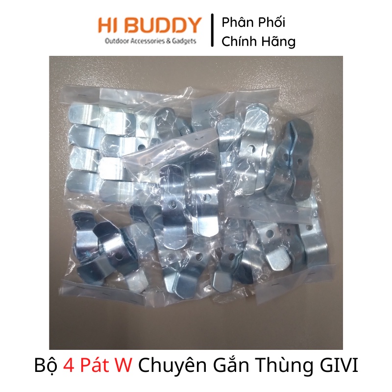 Phụ Kiện Bộ 4 Pát W Chuyên Gắn Thùng GIVI | HIBUSHOP