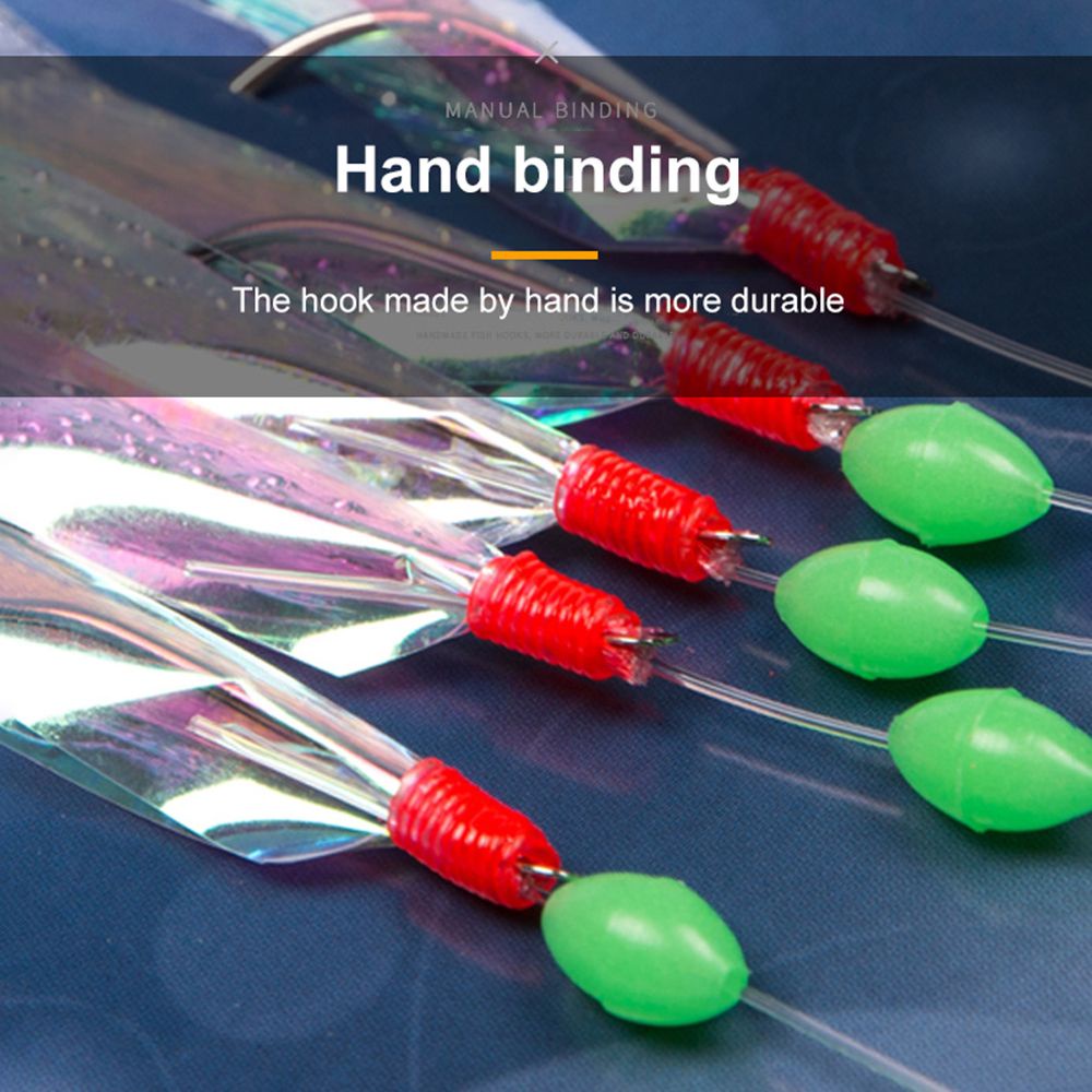 Thư 5 Cái Mới|Dây Móc Câu Cá Chất Lượng Cao|Móc Câu Cá Barbed|Lông Vũ