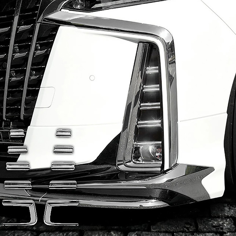 Dải Dán Bảo Vệ Đèn Sương Mù Phía Trước Bằng Chrome Trang Trí Cho Xe Hơi Toyota Alphard 30 Series
