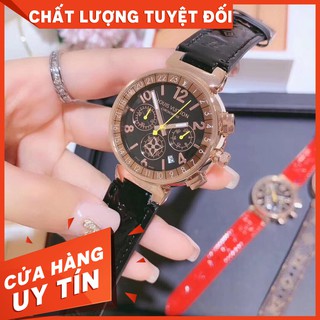 Đồng hồ Nữ LV162 dây da, mặt cách điệu đẹp thanh tao lịch lãm