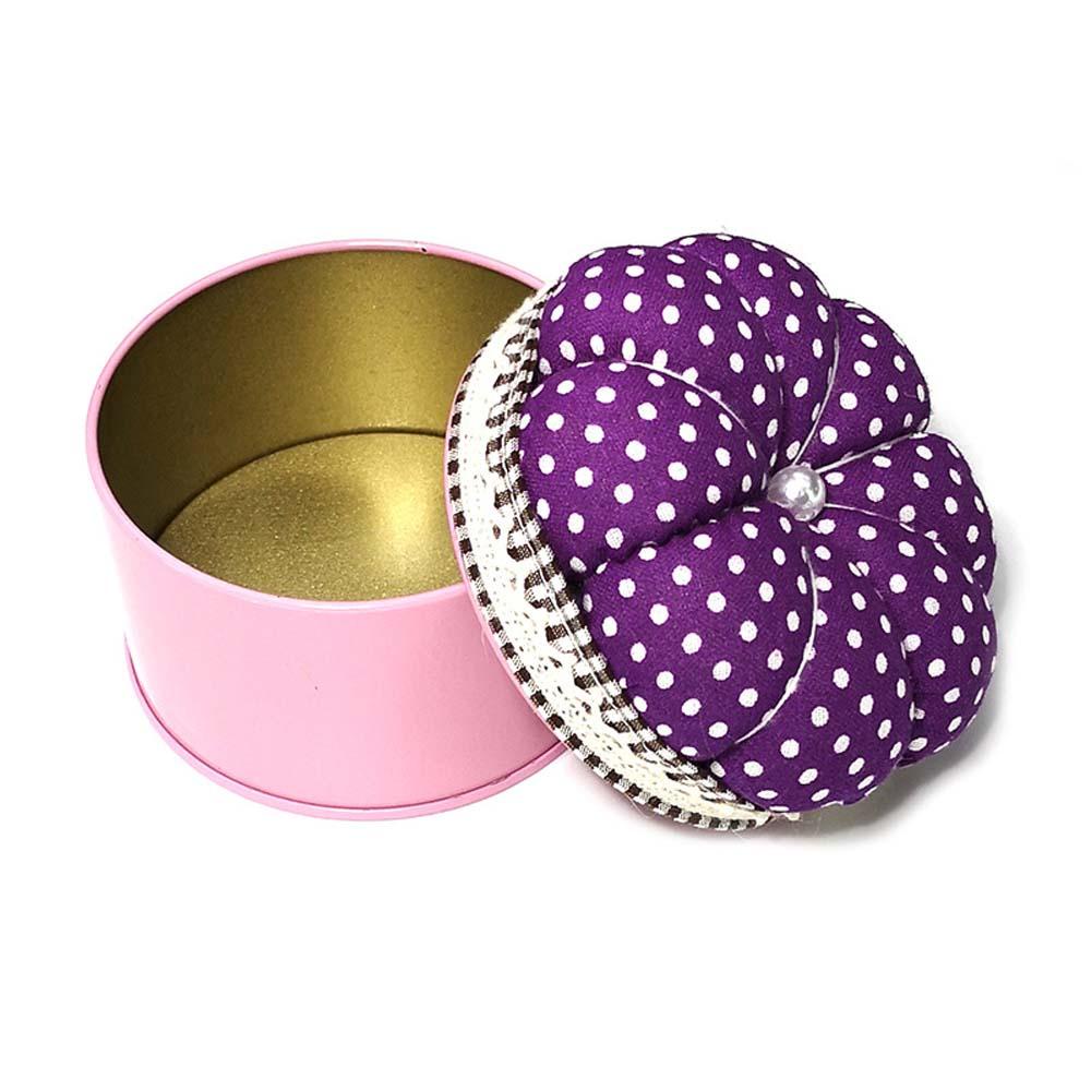 Hộp Đựng Kim Khâu Vá Bằng Vải Cotton Giá Đỡ