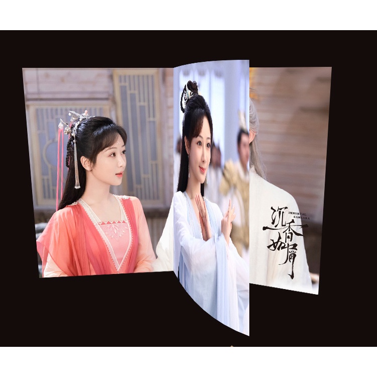 Album quà tặng tranh ảnh trong phim ''Trầm vụn hương phai'' Dương Tử ,Thành Nghị/ Nhan Đàm , Ứng Uyên quân