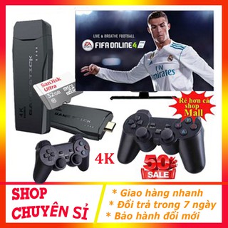 Máy chơi game cầm tay HDMI 3500 + 20 trò mới, trò chơi cổ điển 4 nút PS1/PSP/Nitendo/FC Compact May choi Game Stick 4k