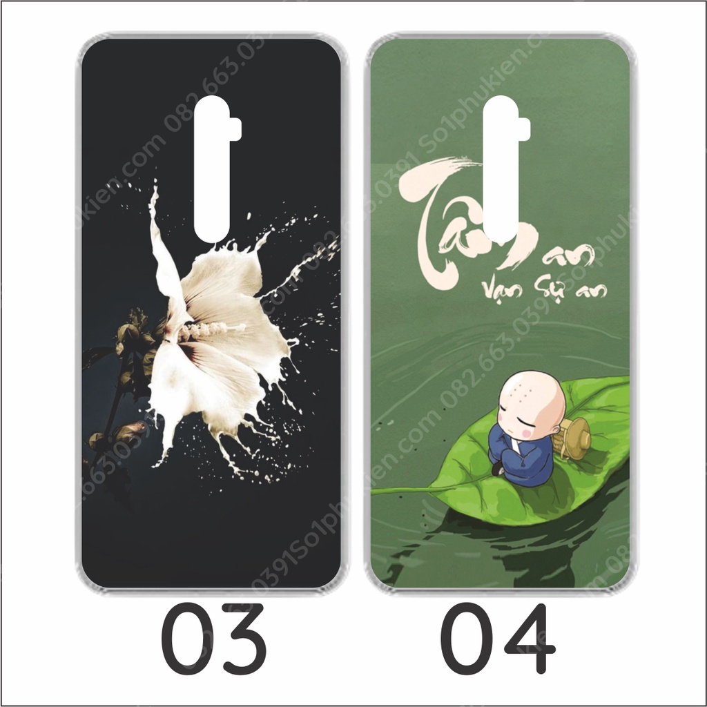 Ốp lưng Oppo Reno 10X Zoom dẻo in hình thư pháp