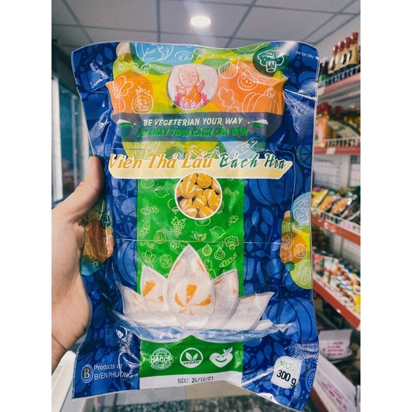 VIÊN THẢ LẨU CHAY BÁCH HOA GÓI 500gr